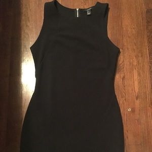 Black mini dress